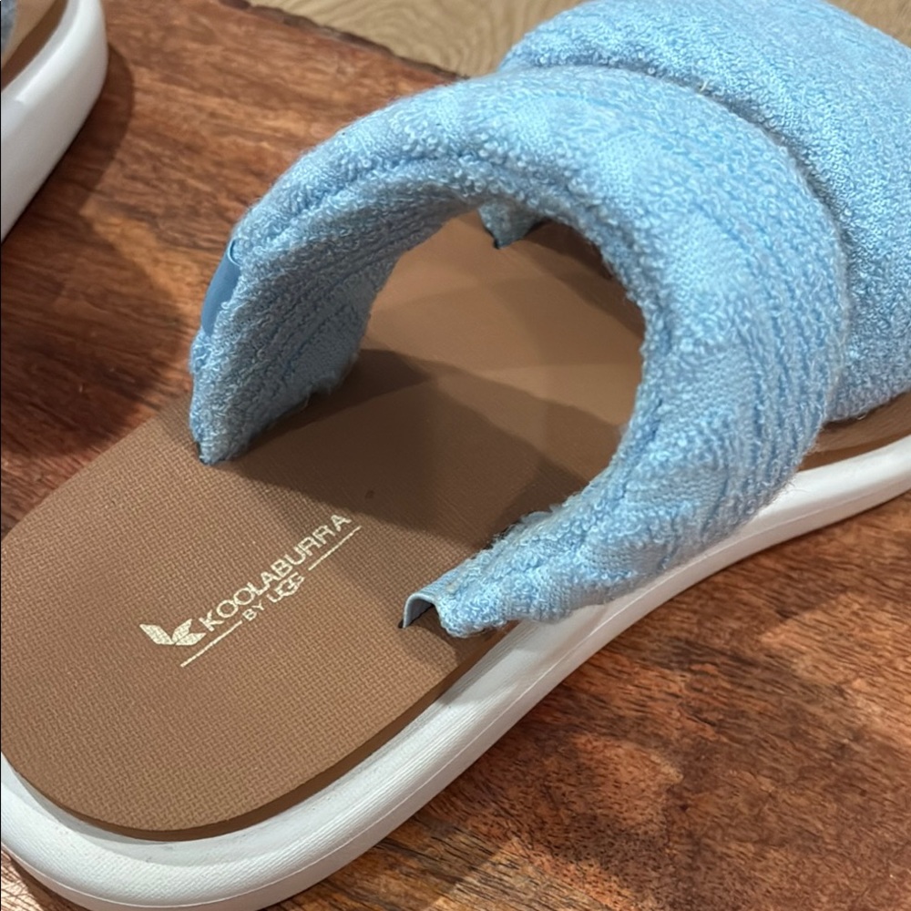 Koolaburra Women's Blue Slide Sandals